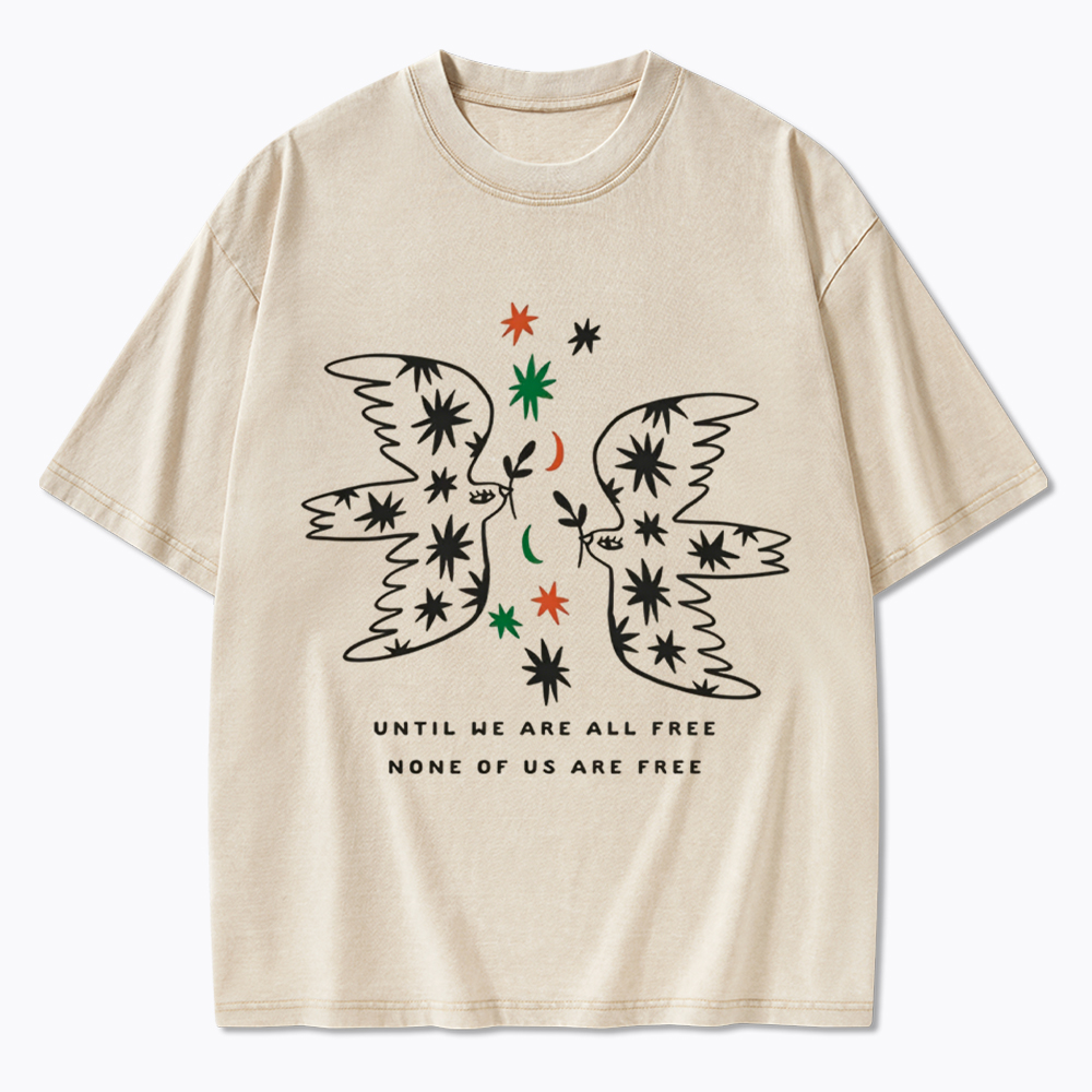 Until We are All Free None of Us are Free Washed T-Shirt