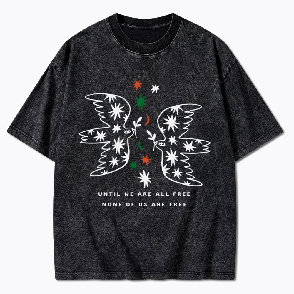 Until We are All Free None of Us are Free Washed T-Shirt
