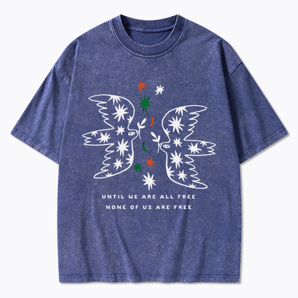 Until We are All Free None of Us are Free Washed T-Shirt
