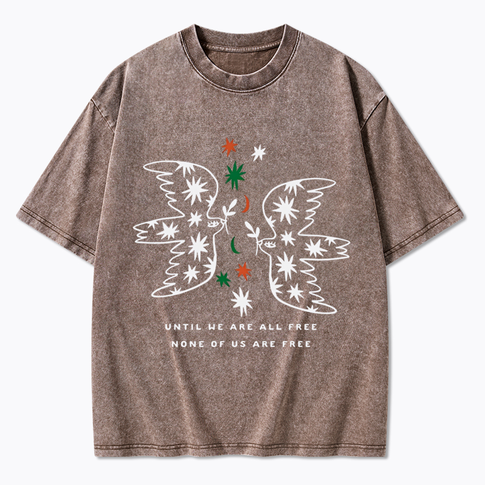 Until We are All Free None of Us are Free Washed T-Shirt