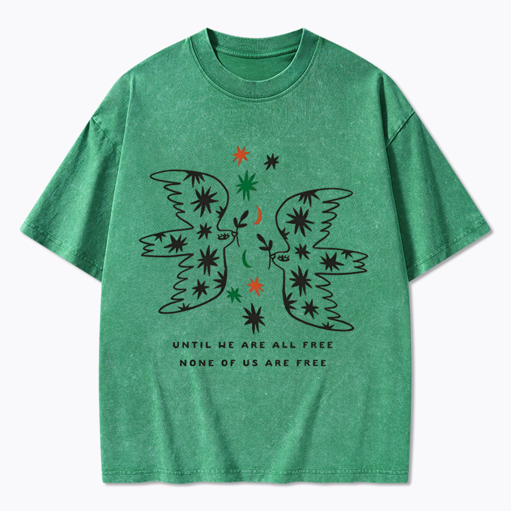 Until We are All Free None of Us are Free Washed T-Shirt