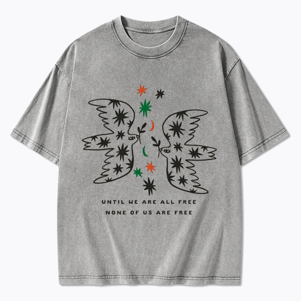 Until We are All Free None of Us are Free Washed T-Shirt