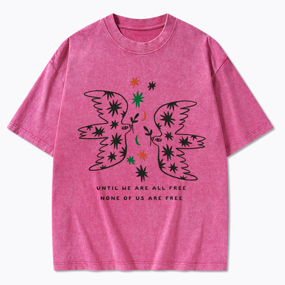 Until We are All Free None of Us are Free Washed T-Shirt