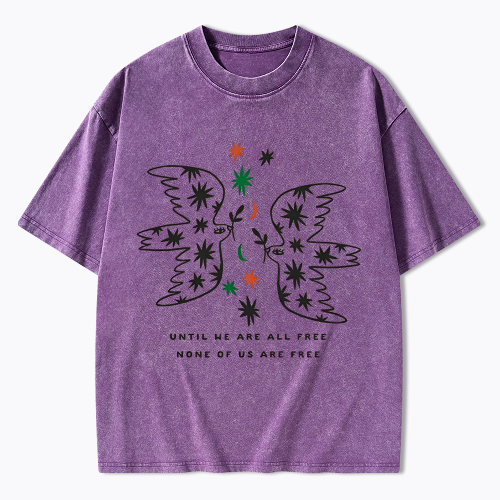 Until We are All Free None of Us are Free Washed T-Shirt