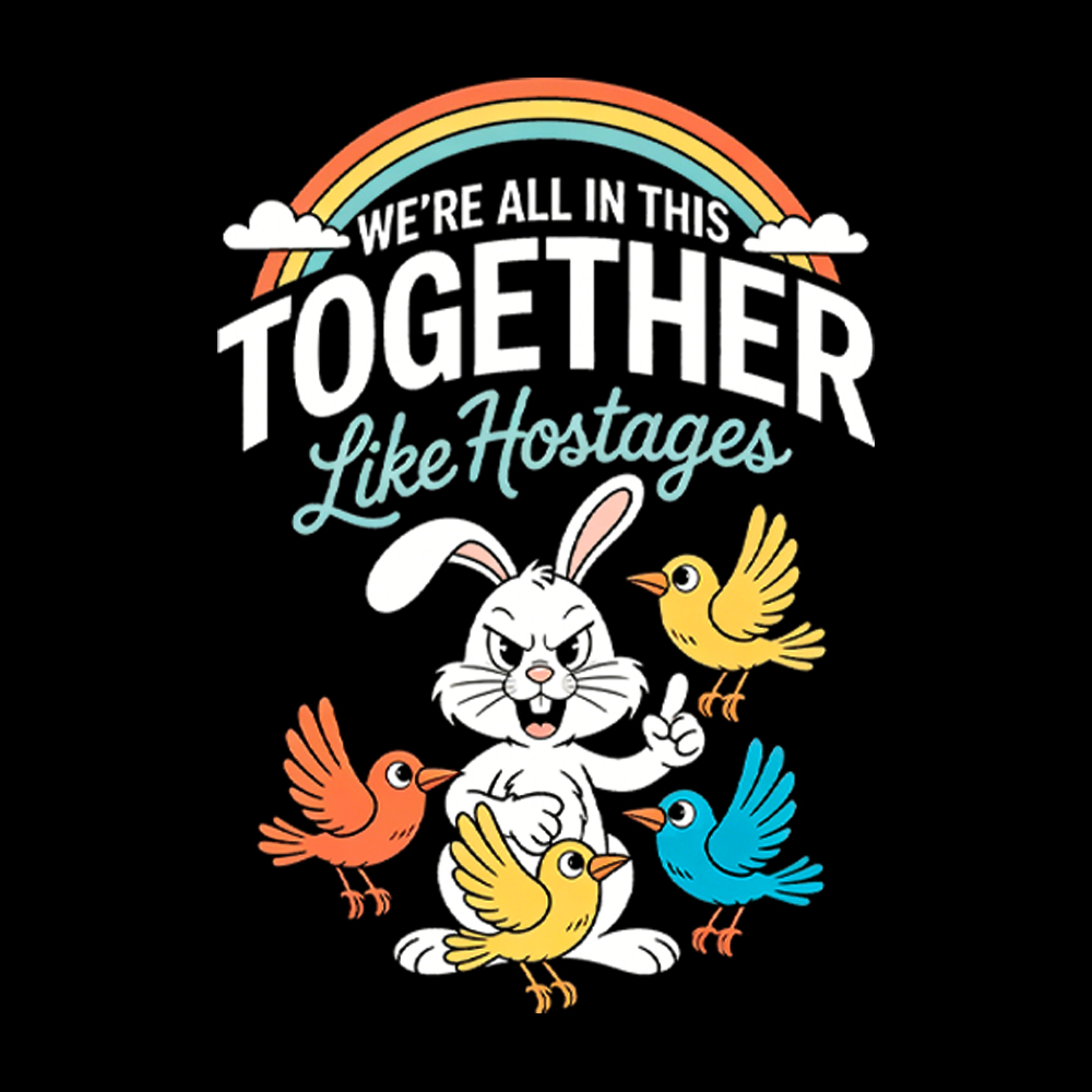 We're All in This Together Like Hostages Washed T-Shirt