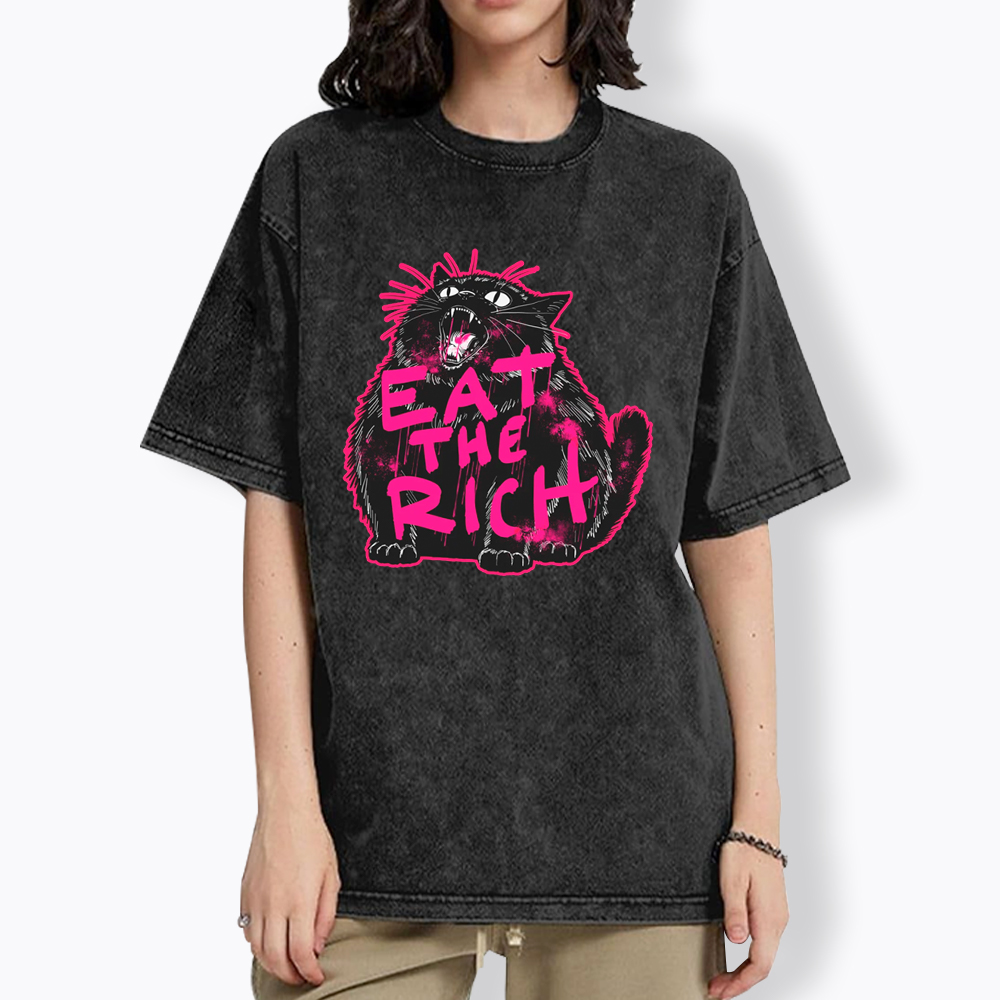 Eat The Rich Washed T-Shirt