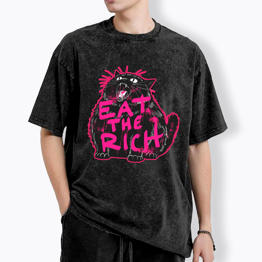 Eat The Rich Washed T-Shirt