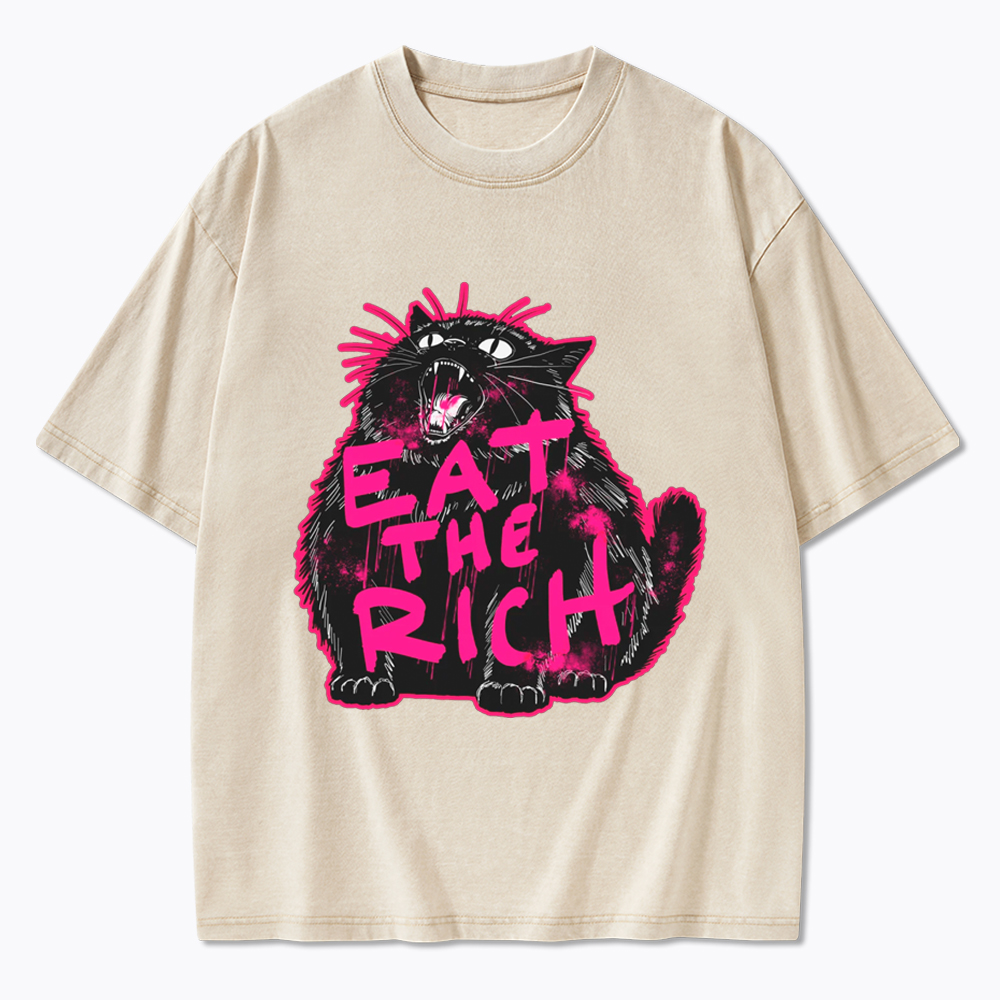 Eat The Rich Washed T-Shirt