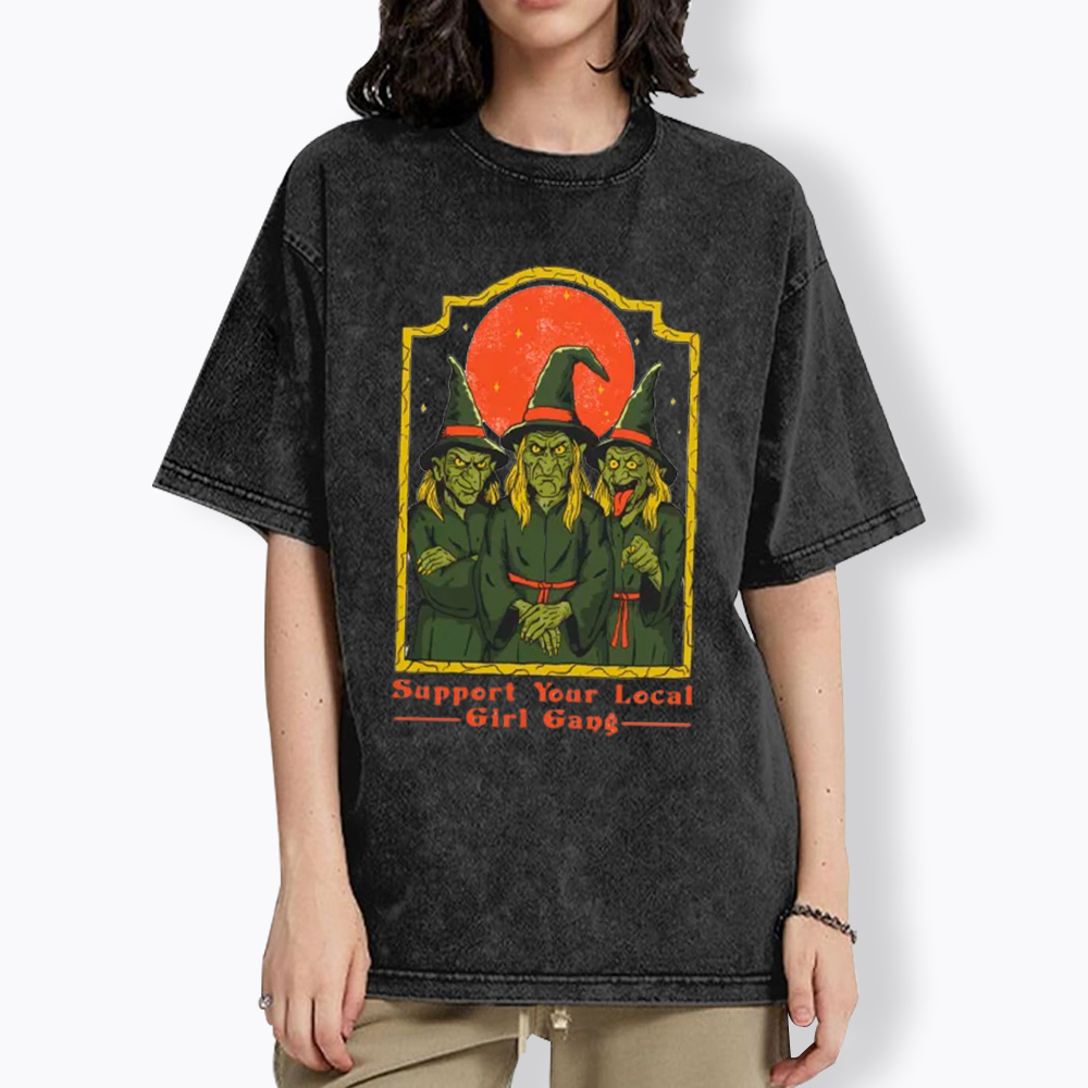 Support Your Local Girl Gang Washed T-Shirt