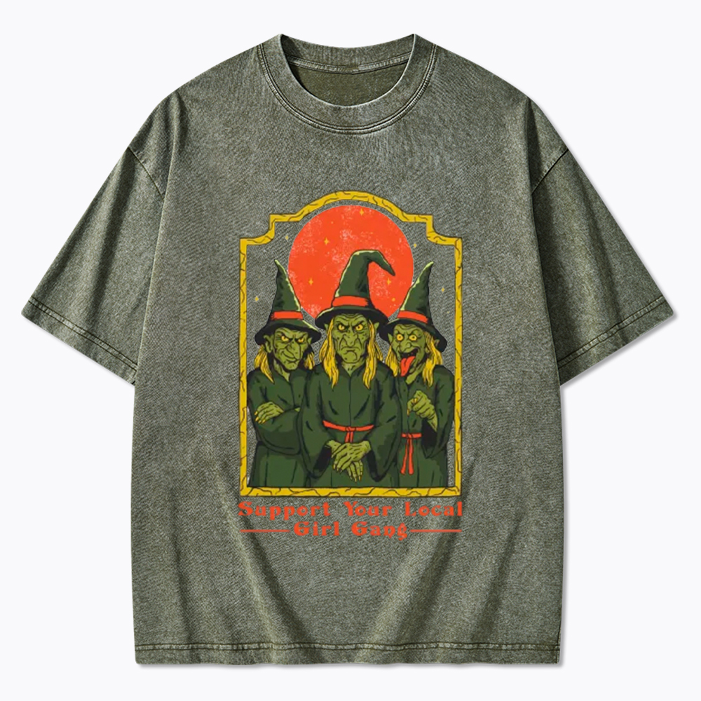 Support Your Local Girl Gang Washed T-Shirt