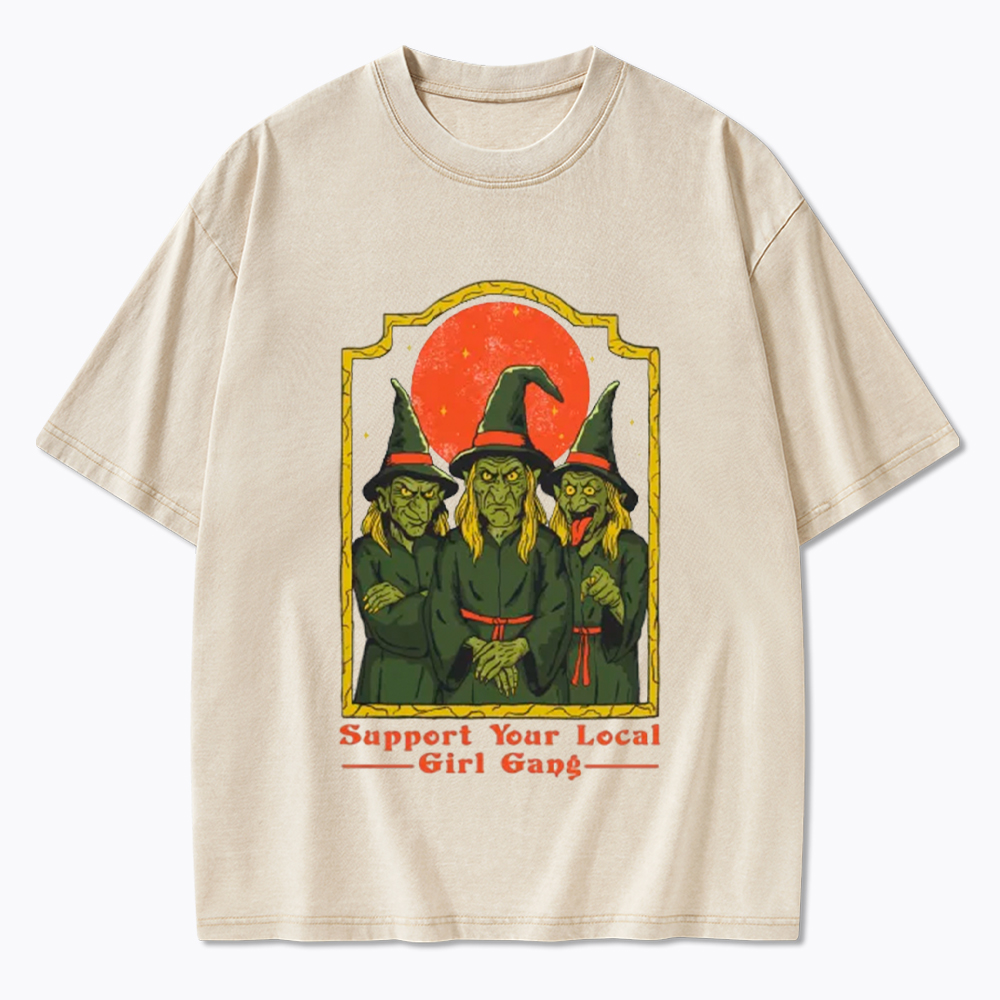 Support Your Local Girl Gang Washed T-Shirt