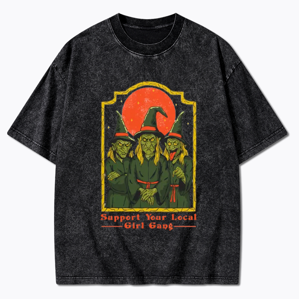 Support Your Local Girl Gang Washed T-Shirt