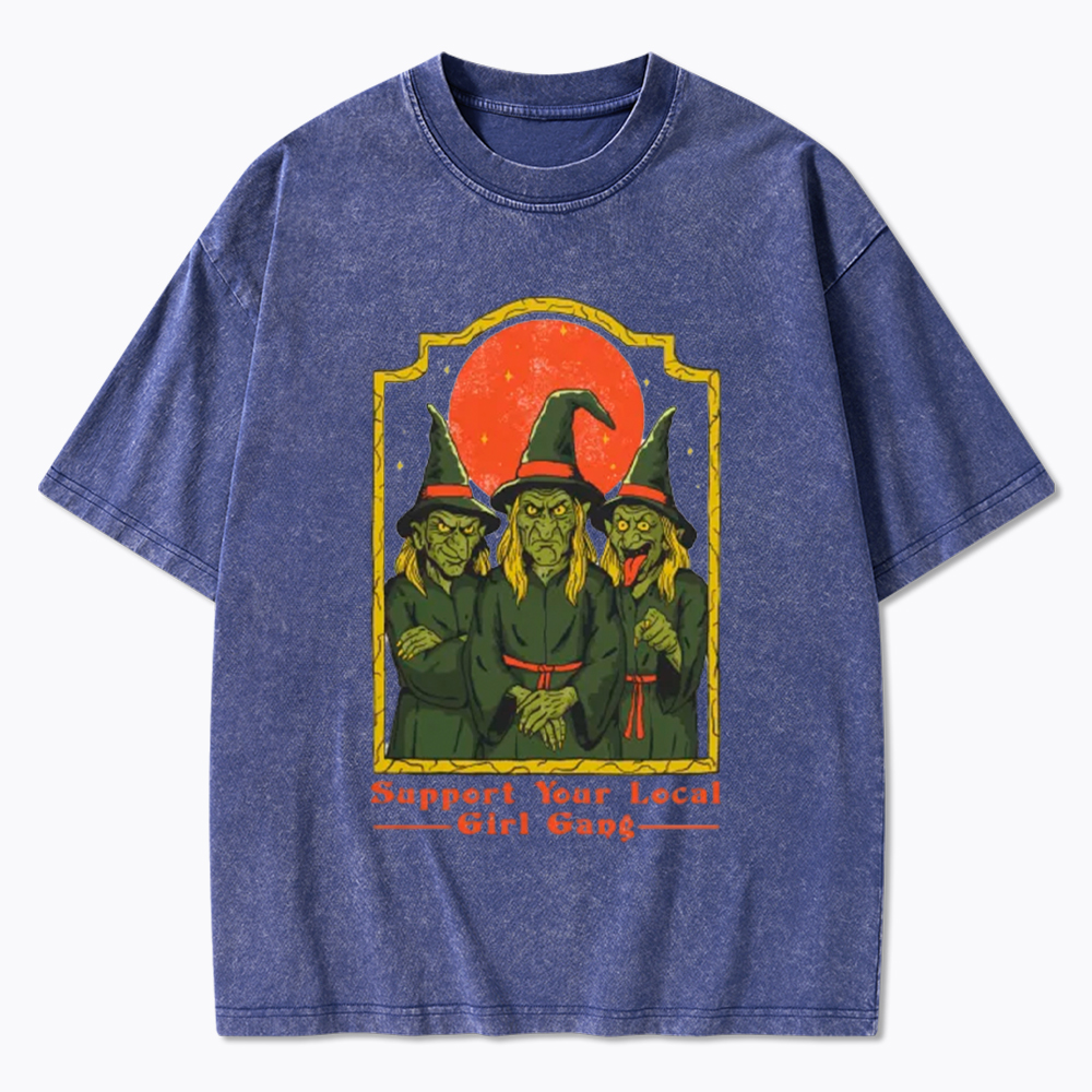 Support Your Local Girl Gang Washed T-Shirt