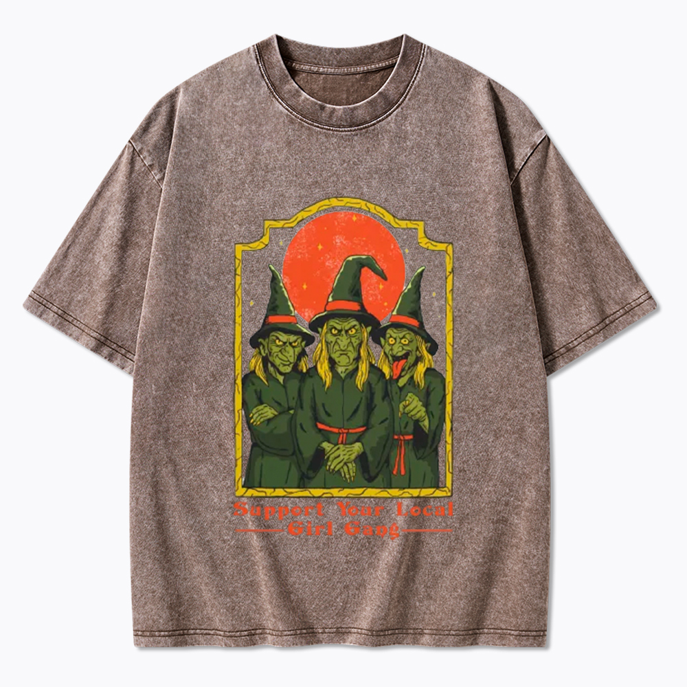 Support Your Local Girl Gang Washed T-Shirt