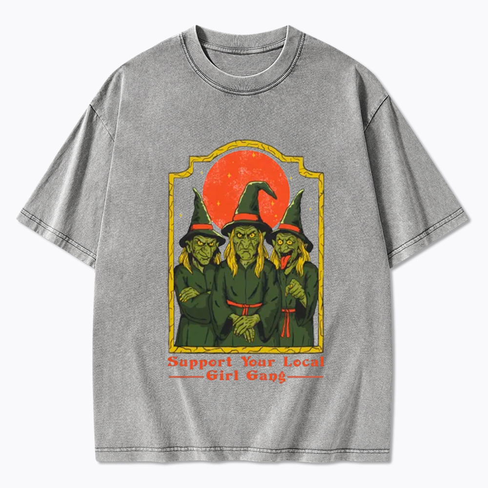 Support Your Local Girl Gang Washed T-Shirt