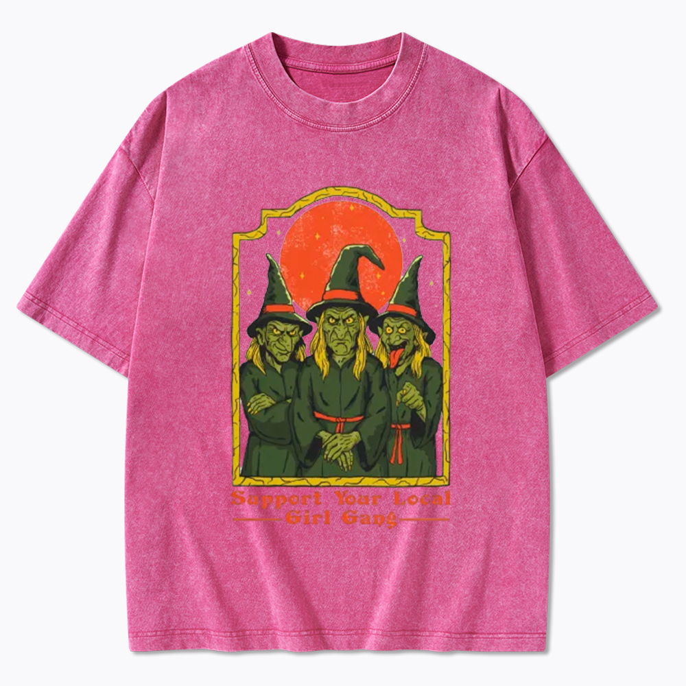 Support Your Local Girl Gang Washed T-Shirt