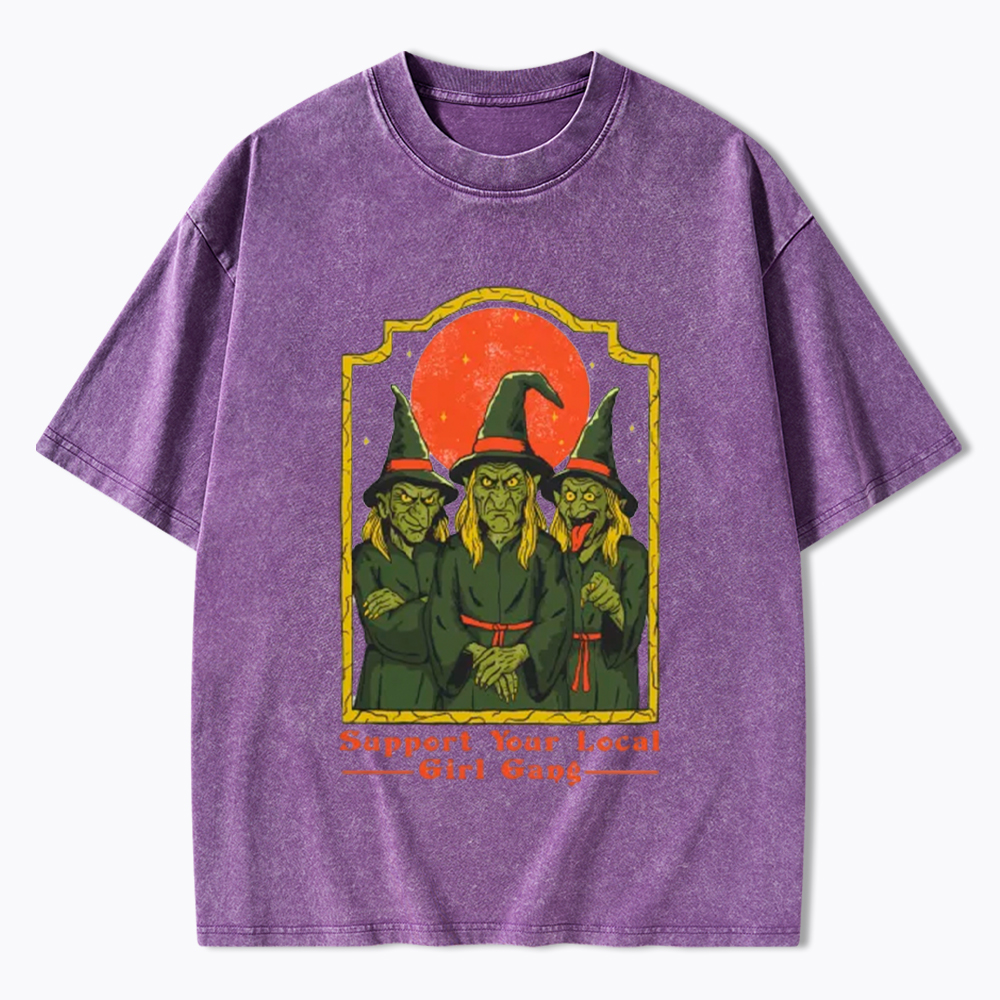 Support Your Local Girl Gang Washed T-Shirt