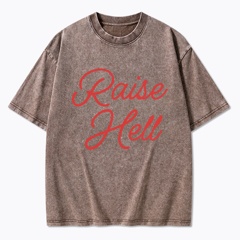 Raise Hell Washed T-Shirt