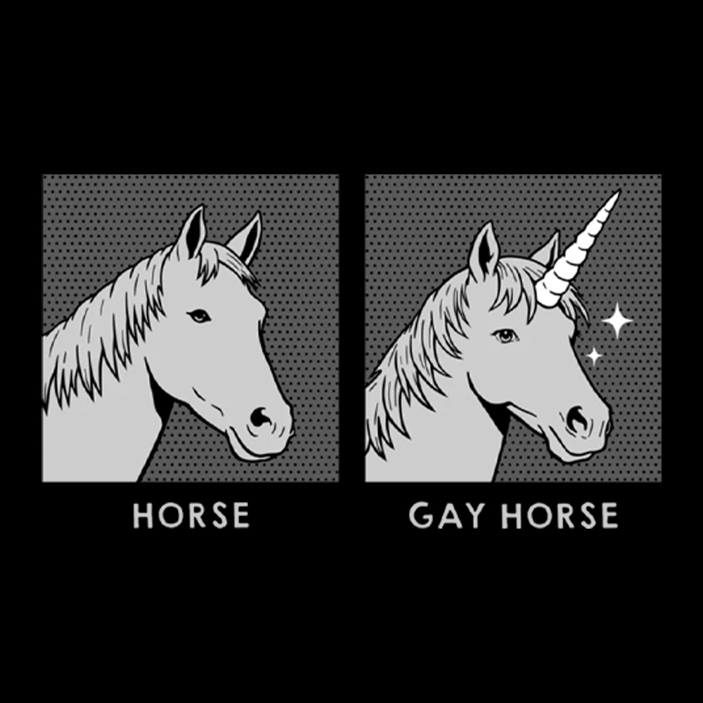 Gay Horse Washed T-Shirt