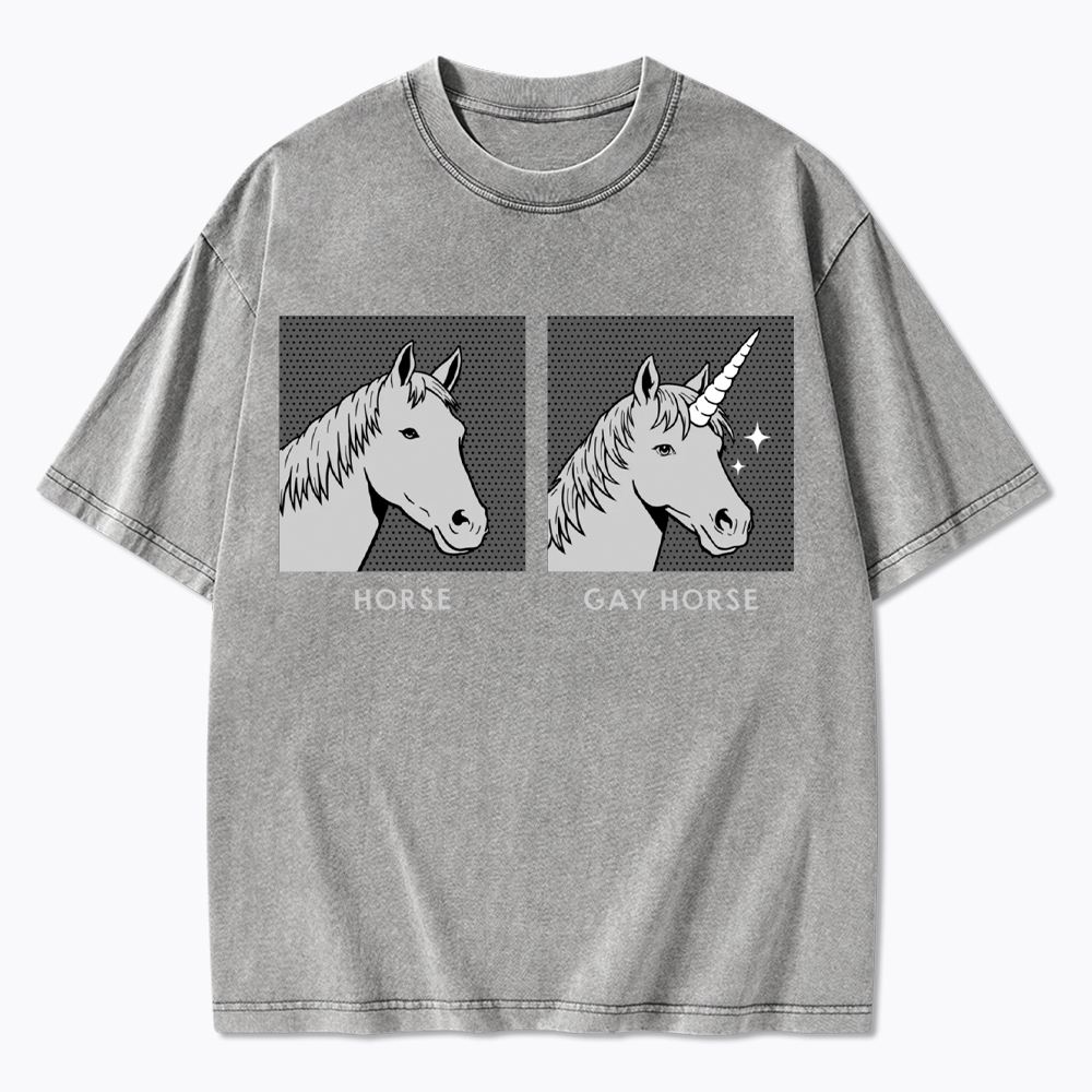 Gay Horse Washed T-Shirt