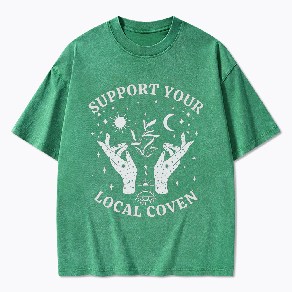 Support Your Local Coven Washed T-Shirt