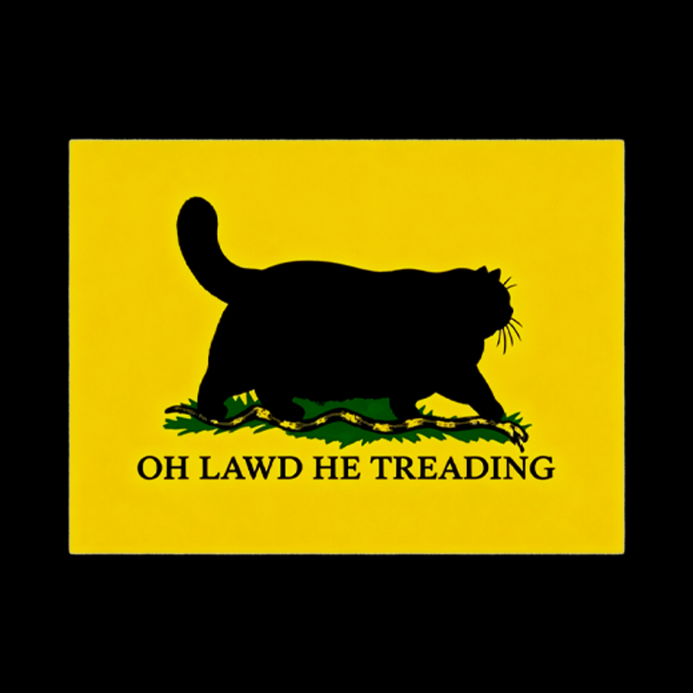 Oh Lawd He Treading Washed T-Shirt