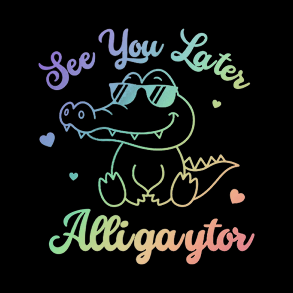 Gay See You Later Alligaytor Washed T-Shirt