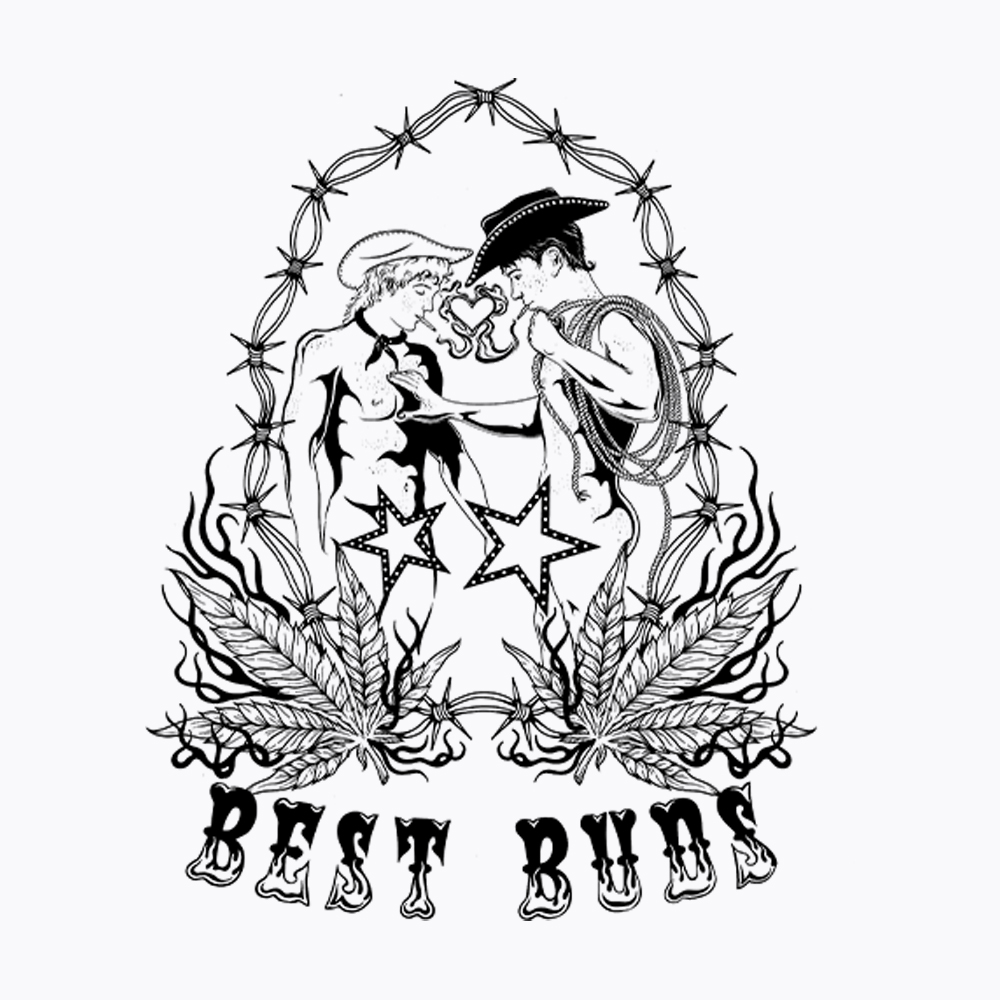 BEST BUDS Washed T-Shirt