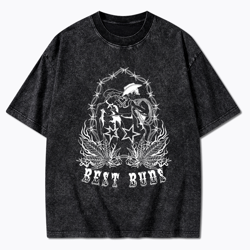 BEST BUDS Washed T-Shirt