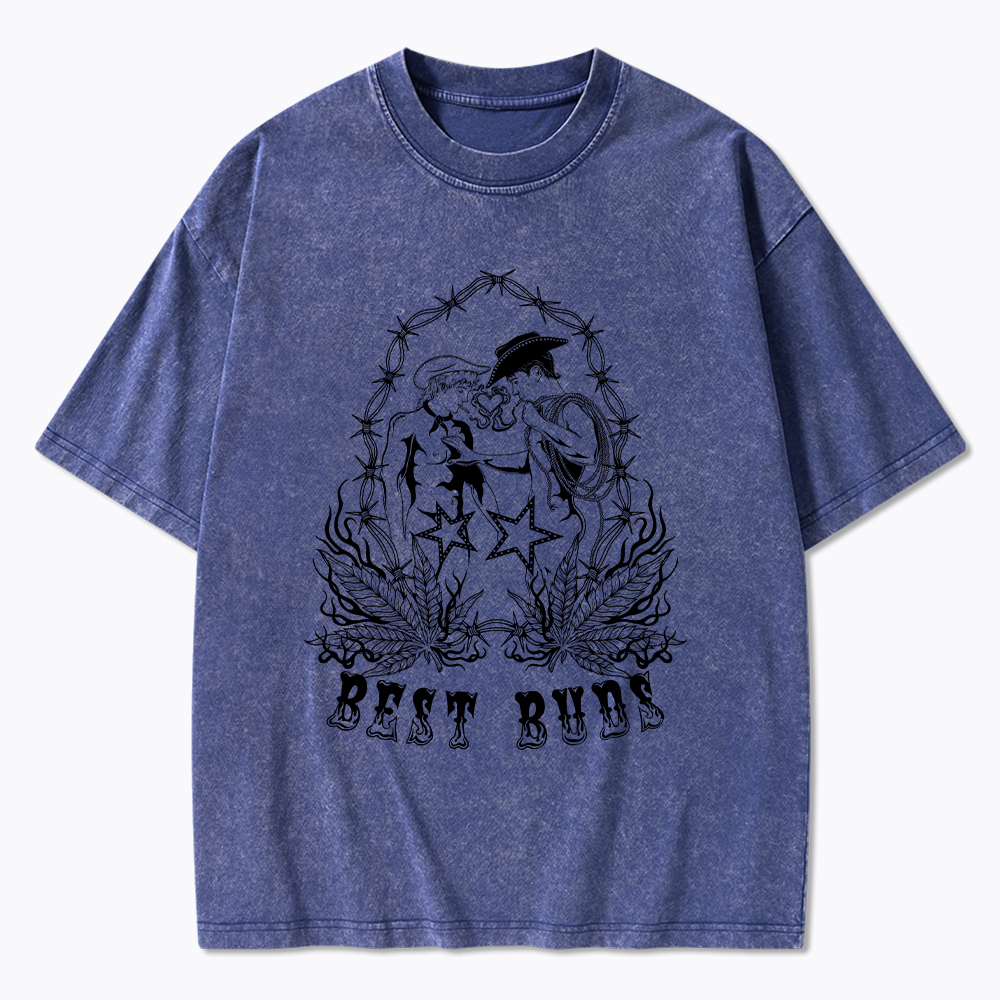 BEST BUDS Washed T-Shirt