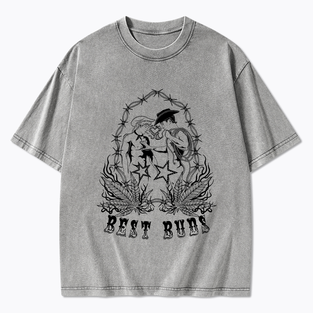 BEST BUDS Washed T-Shirt