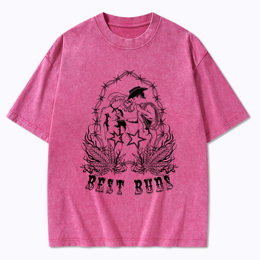 BEST BUDS Washed T-Shirt