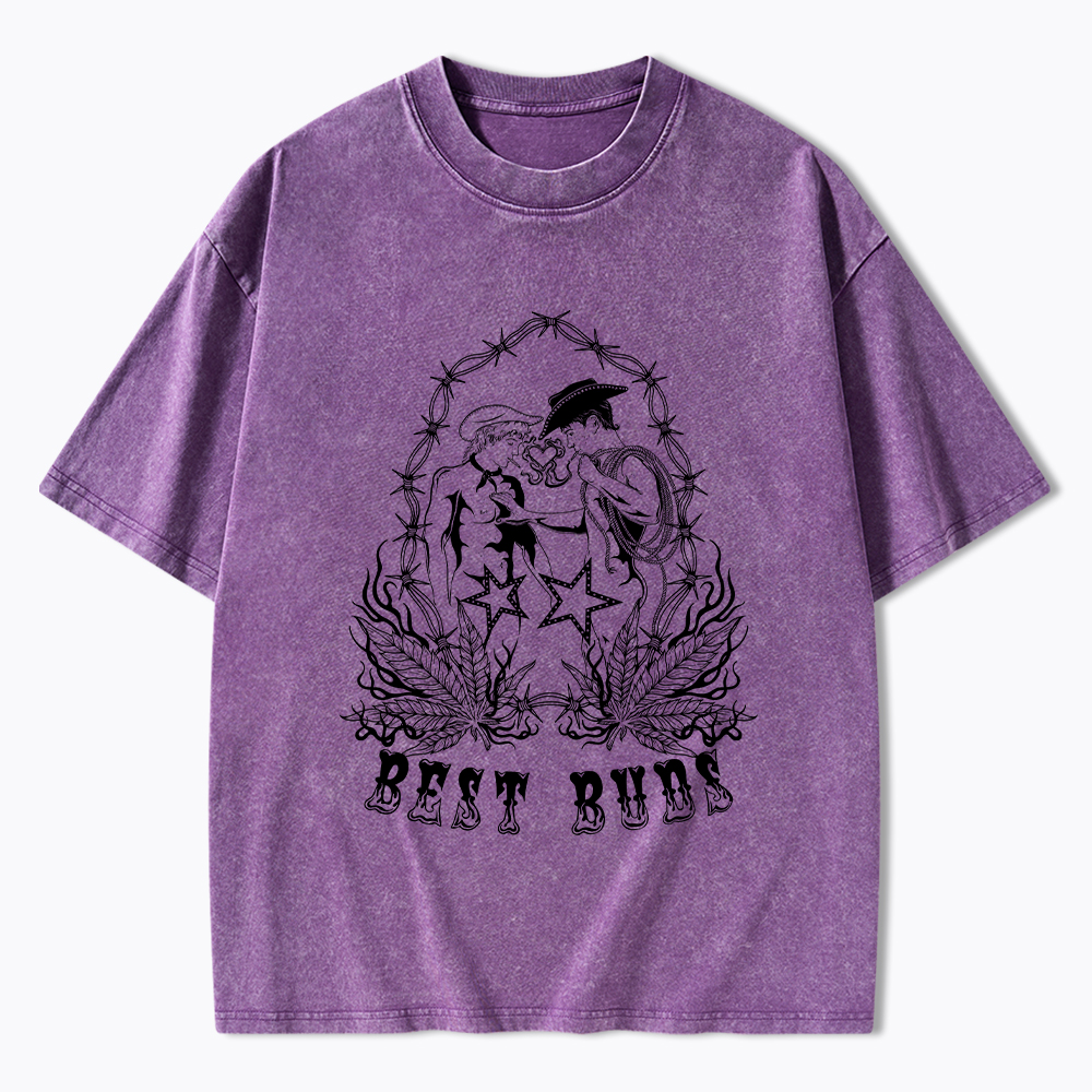 BEST BUDS Washed T-Shirt