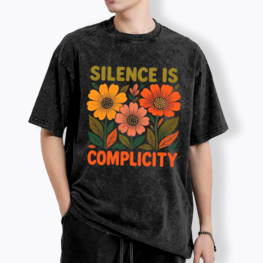 Silence Is Complicity Washed T-Shirt