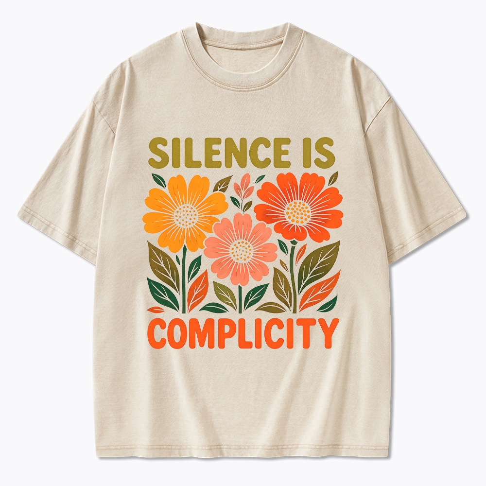Silence Is Complicity Washed T-Shirt