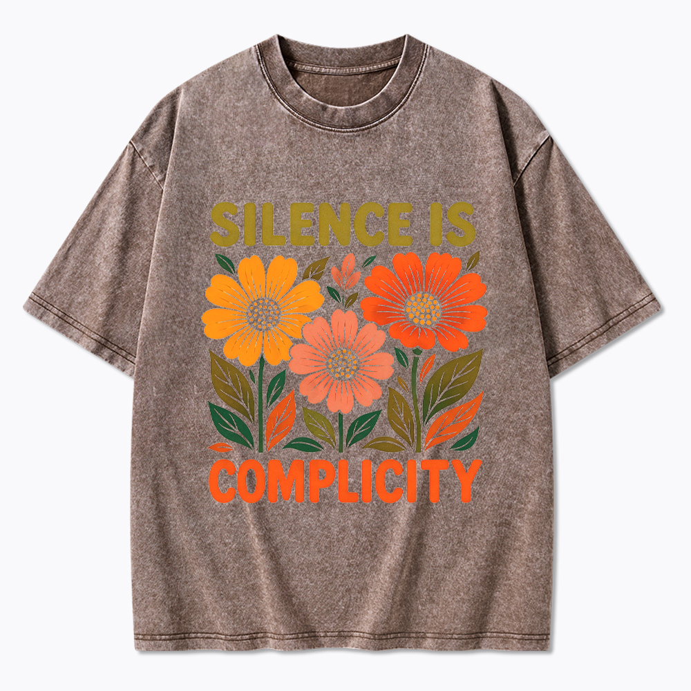 Silence Is Complicity Washed T-Shirt