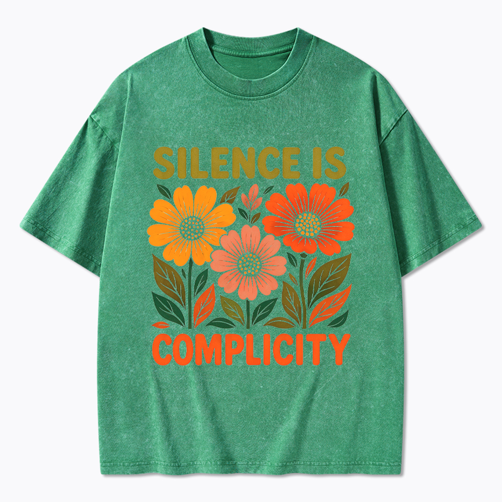 Silence Is Complicity Washed T-Shirt