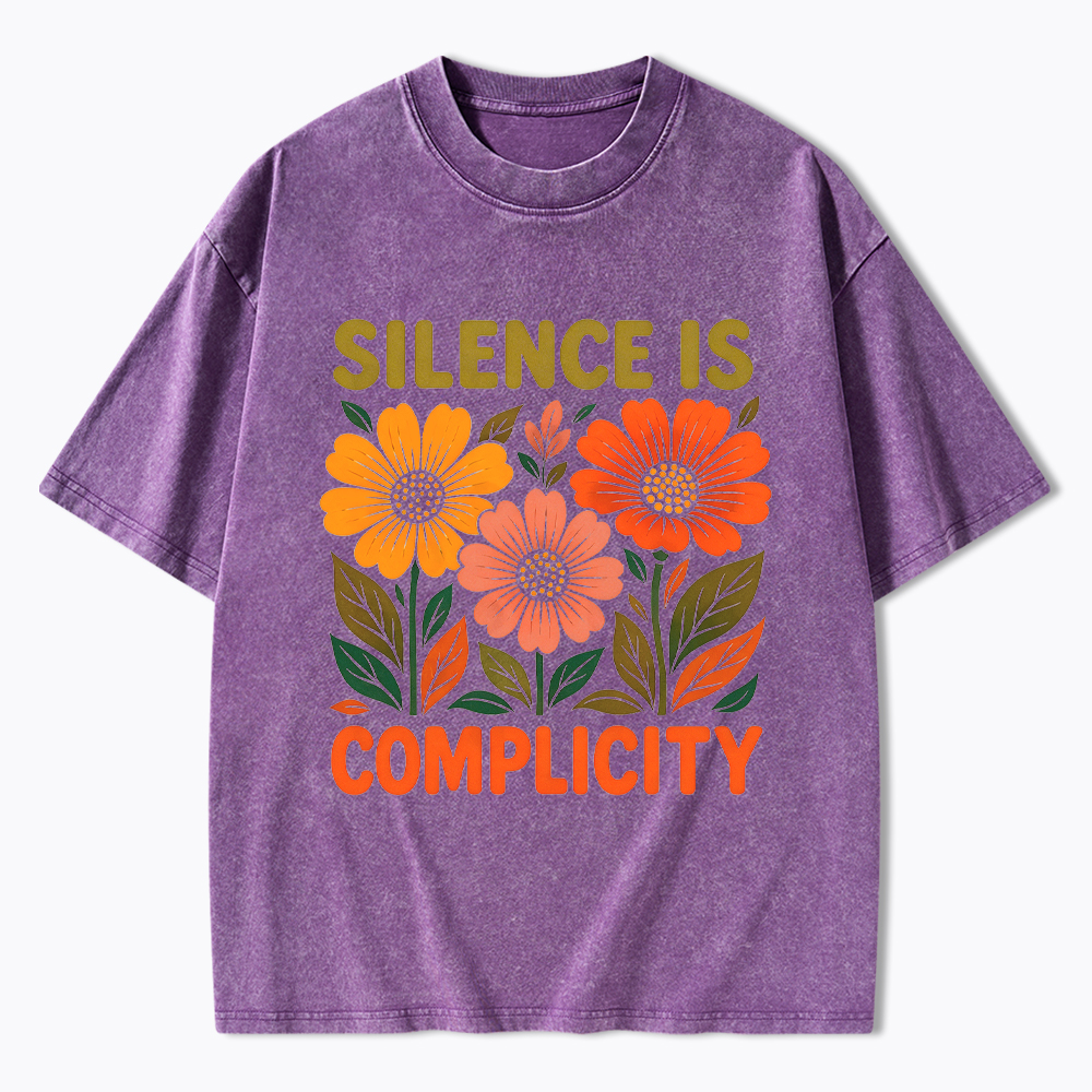 Silence Is Complicity Washed T-Shirt