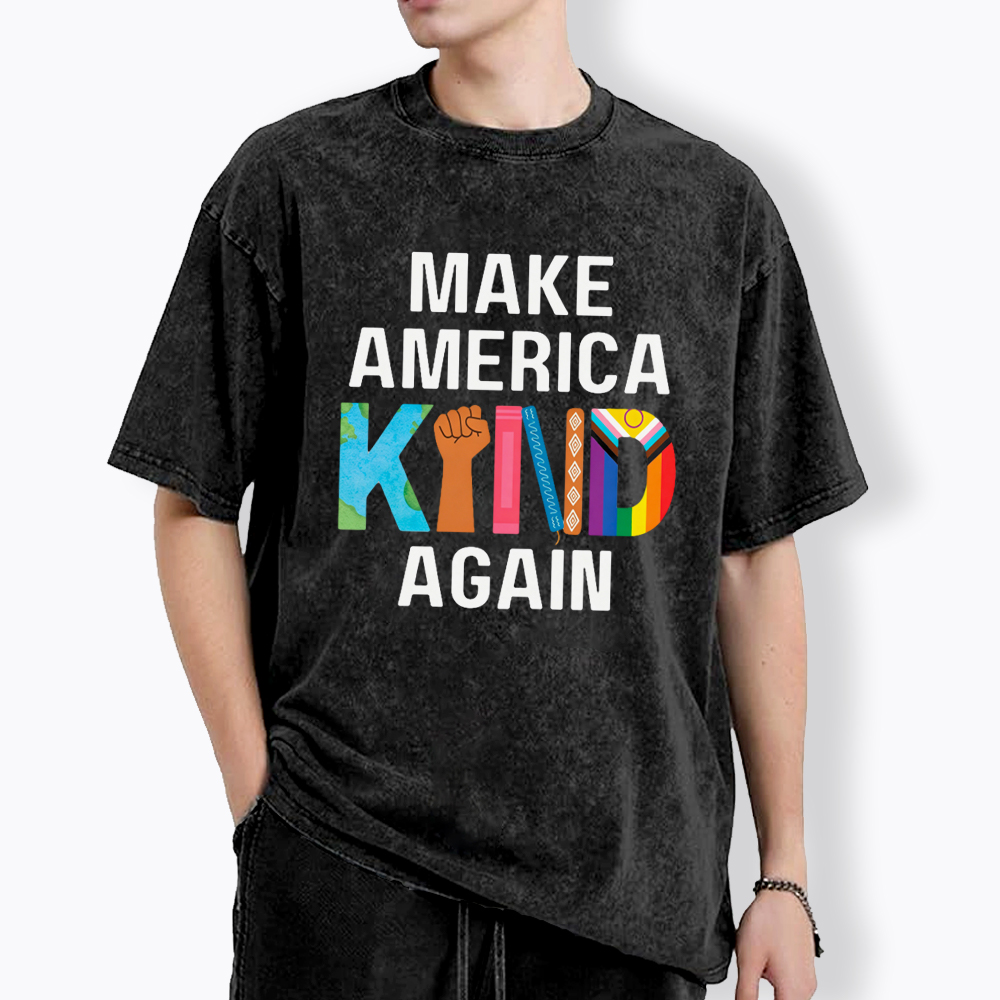 Make America Kind Again Washed T-Shirt