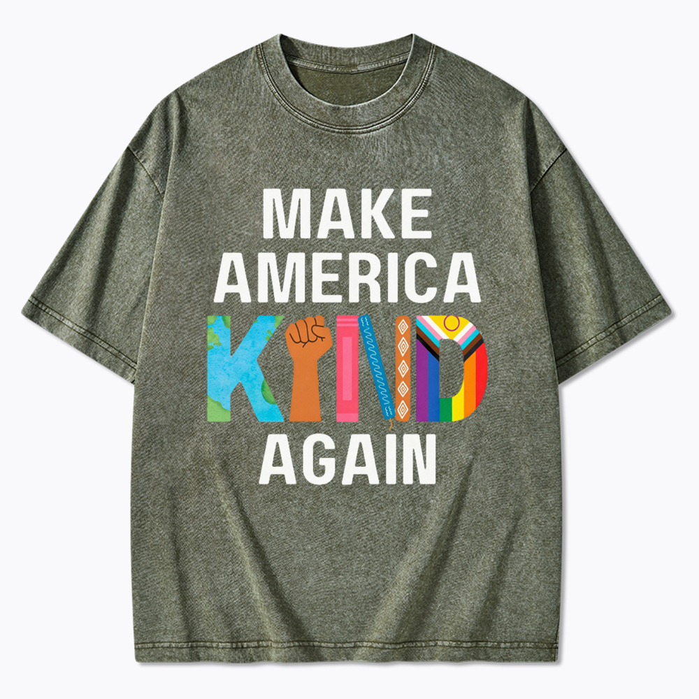 Make America Kind Again Washed T-Shirt