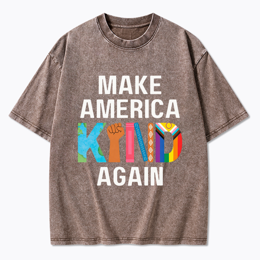 Make America Kind Again Washed T-Shirt