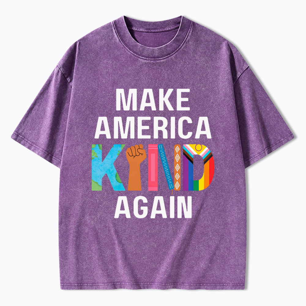 Make America Kind Again Washed T-Shirt