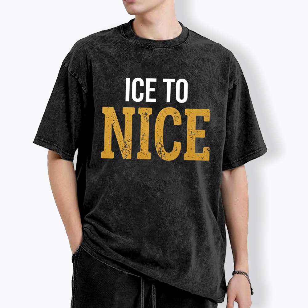 ICE to NICE Washed T-Shirt