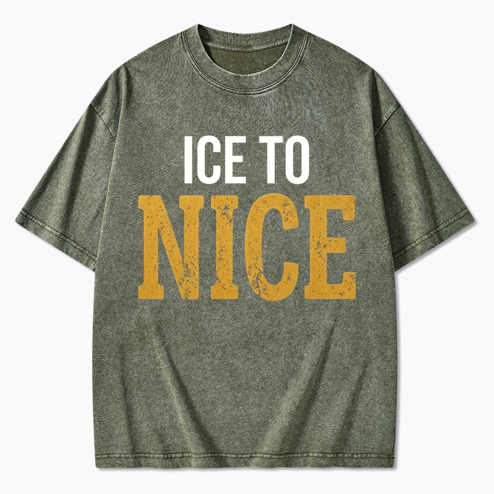 ICE to NICE Washed T-Shirt