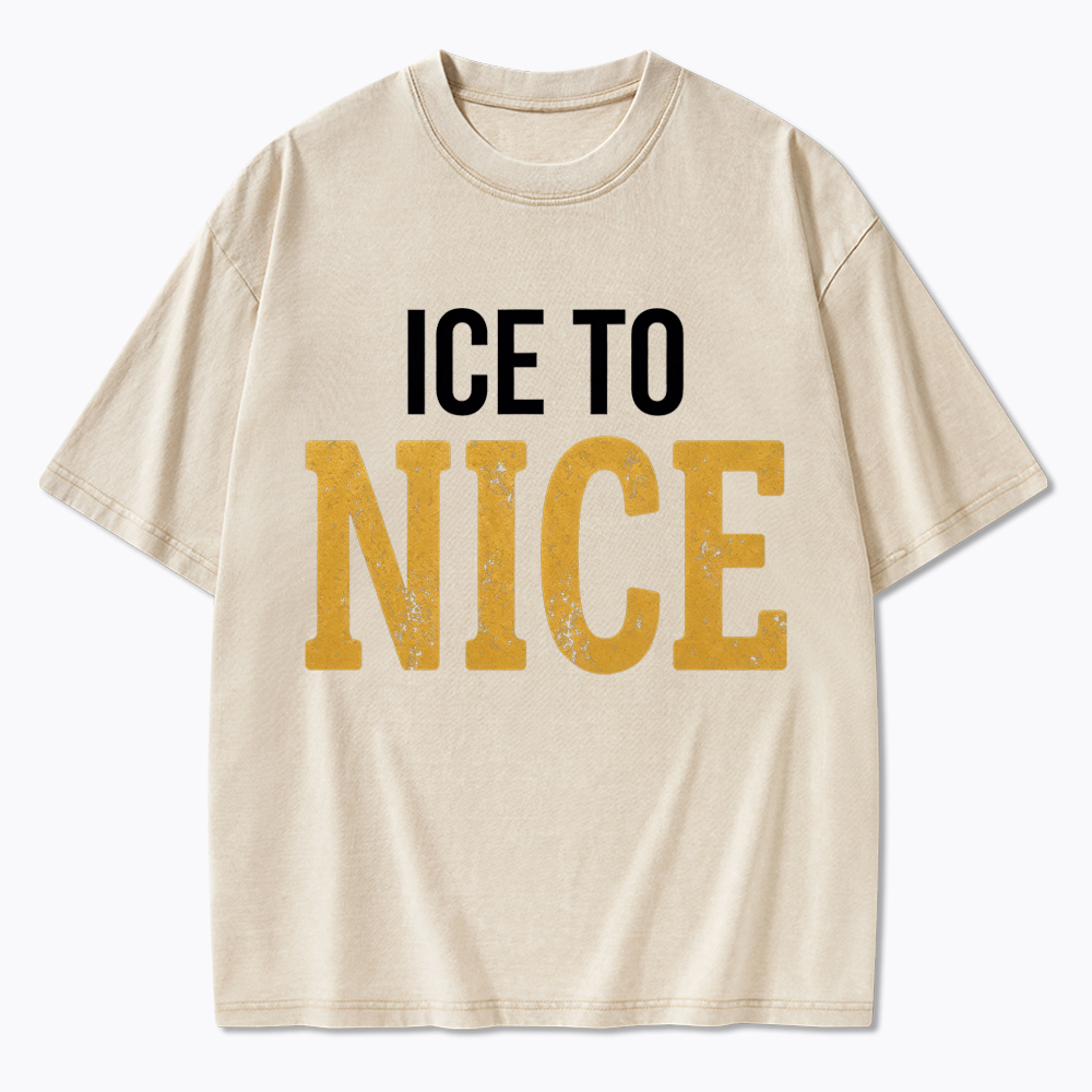 ICE to NICE Washed T-Shirt