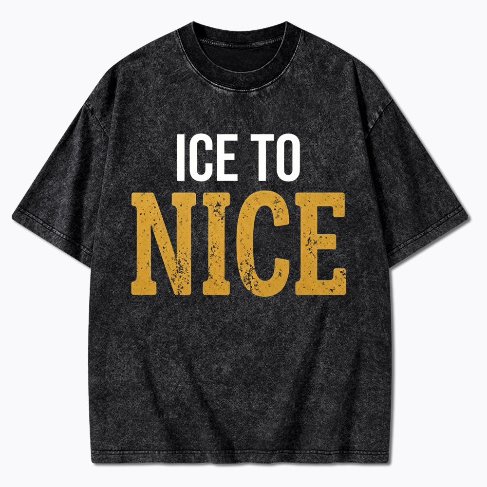 ICE to NICE Washed T-Shirt