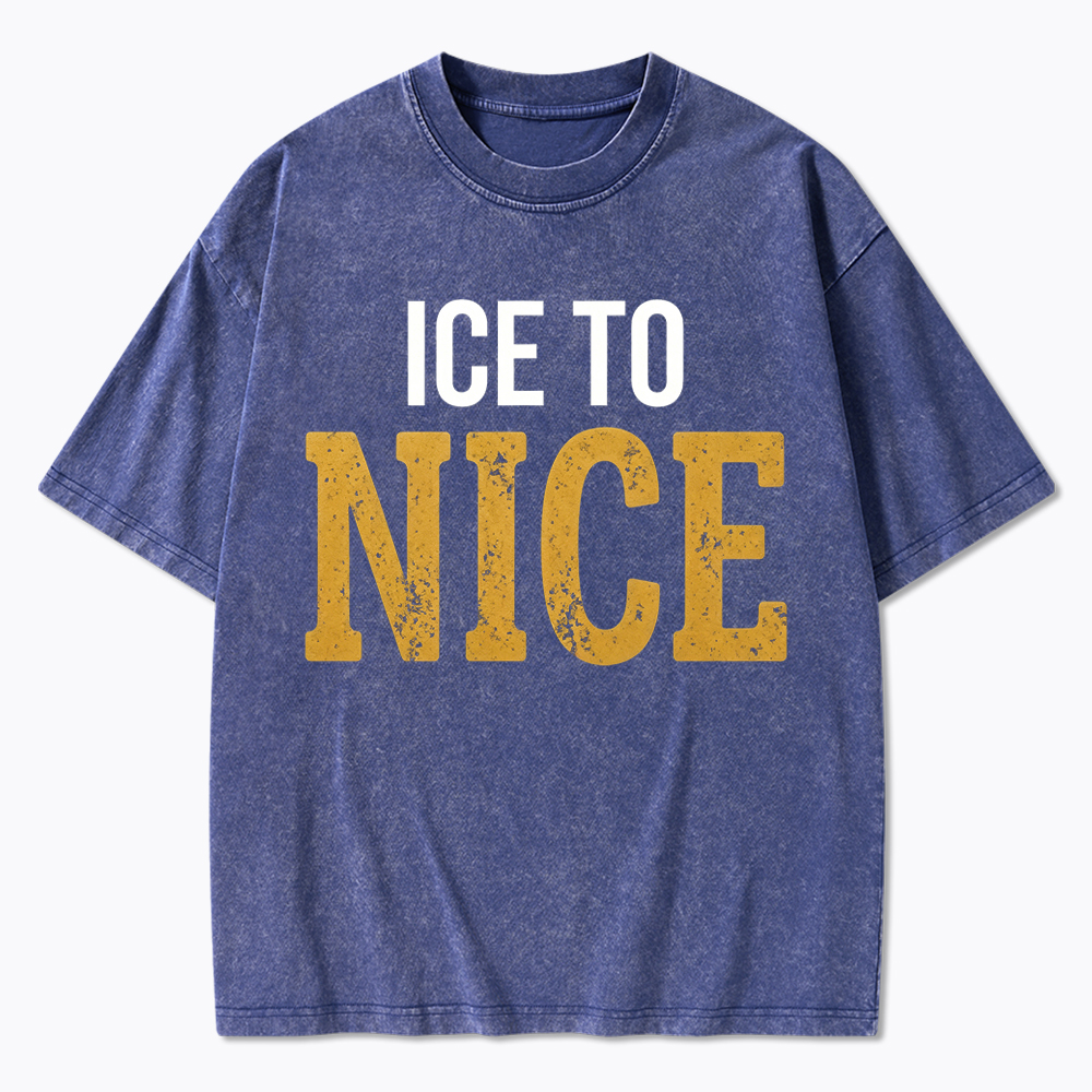 ICE to NICE Washed T-Shirt