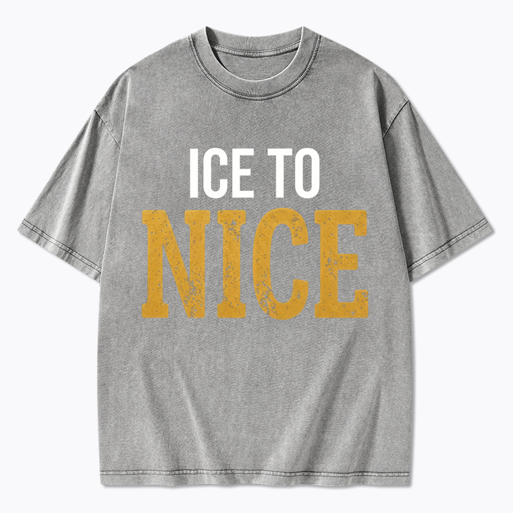 ICE to NICE Washed T-Shirt
