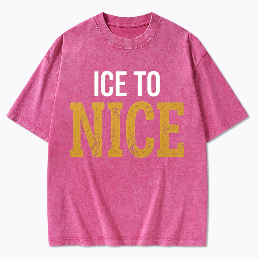 ICE to NICE Washed T-Shirt