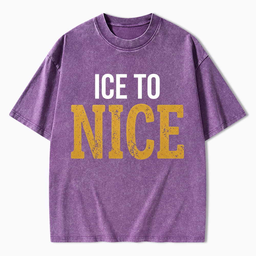 ICE to NICE Washed T-Shirt